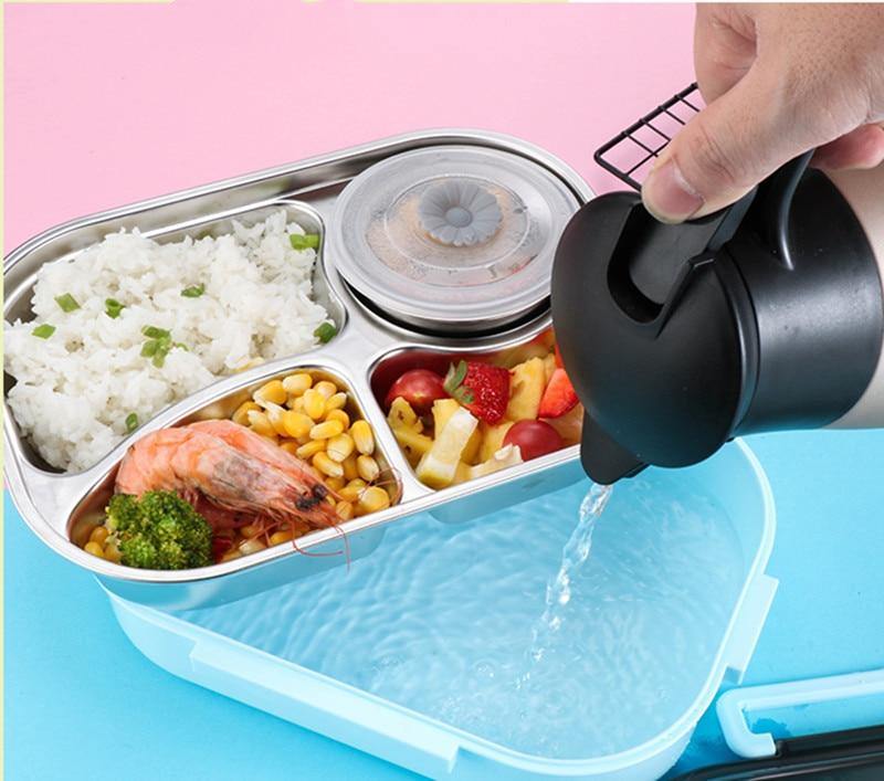 Leak-Proof Stainless Steel Lunchbox Container