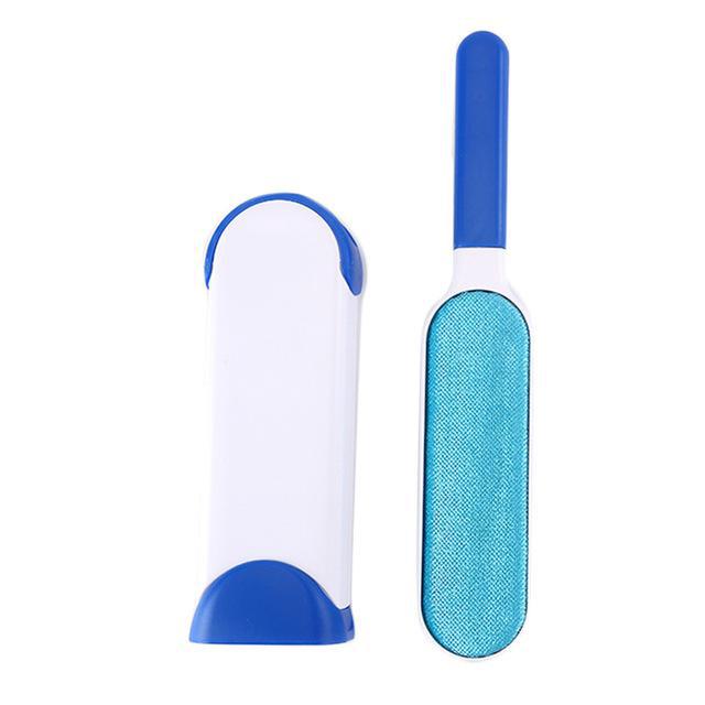 Eco-Friendly Pet Hair Removal Brush with Self-Cleaning Base