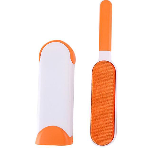 Eco-Friendly Pet Hair Removal Brush with Self-Cleaning Base