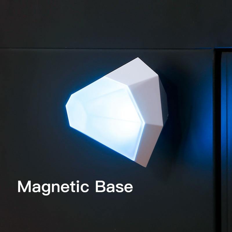 2-in-1 Wireless Charging LED Night Light with RGB Colors