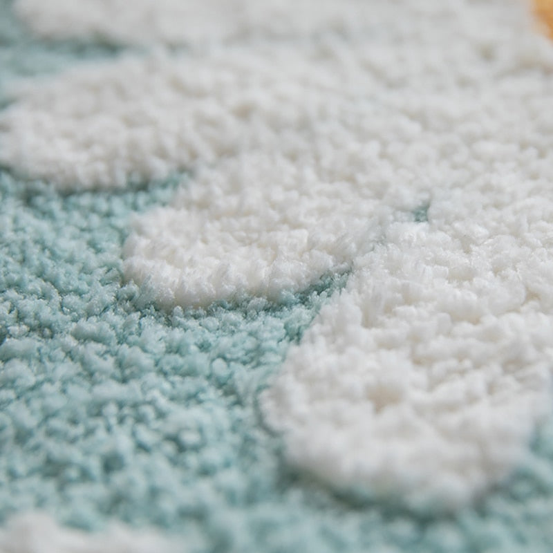 Daisy Bloom Non-Slip Bath Mat