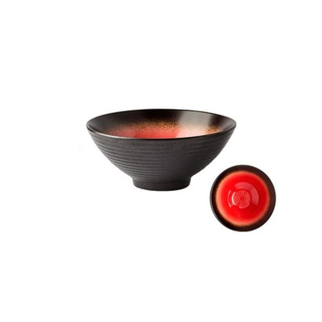 Japanese Ceramic Ramen Bowl - Eco-Friendly, 8" x 3.3", 1200 mL Capacity