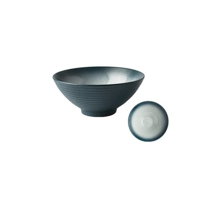 Japanese Ceramic Ramen Bowl - Eco-Friendly, 1200 mL Capacity, 6 Colors
