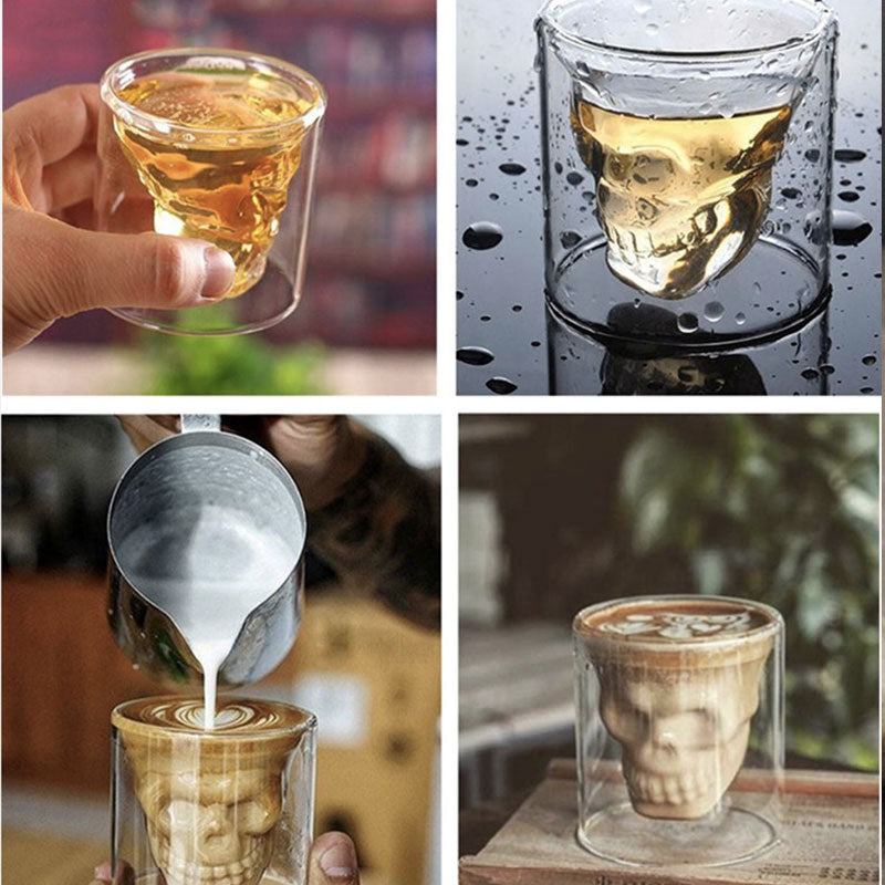 Insulated Double Layer Whiskey Glass - 1.5oz to 8.5oz