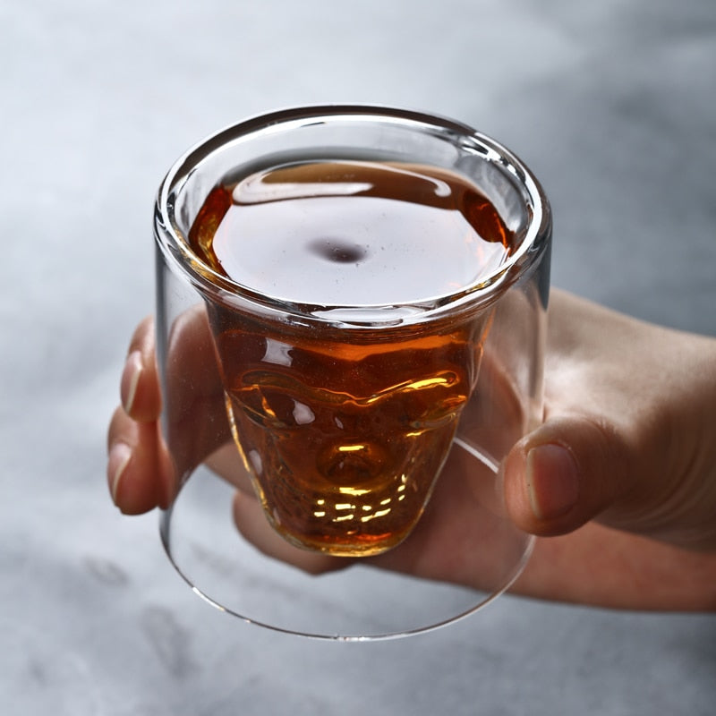 Insulated Double Layer Whiskey Glass - 1.5oz to 8.5oz