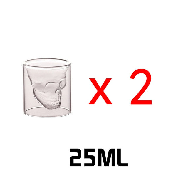 Insulated Double Layer Whiskey Glass - 1.5oz to 8.5oz