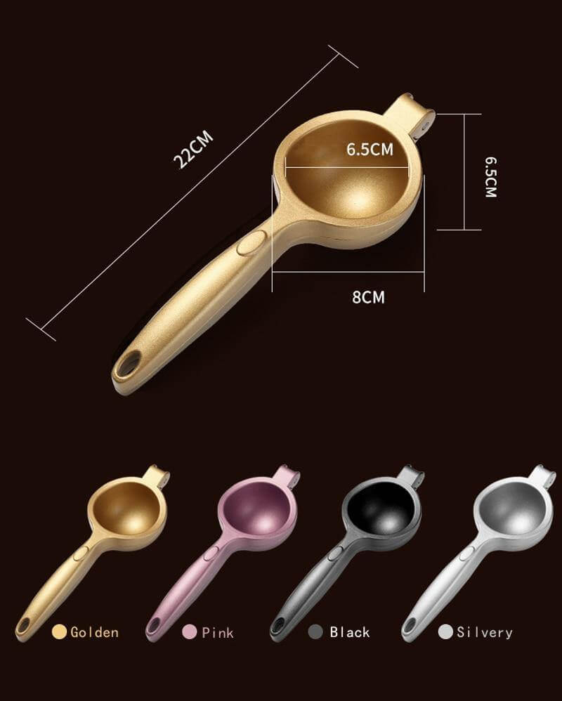Minimalist Zinc Alloy Lemon Squeezer