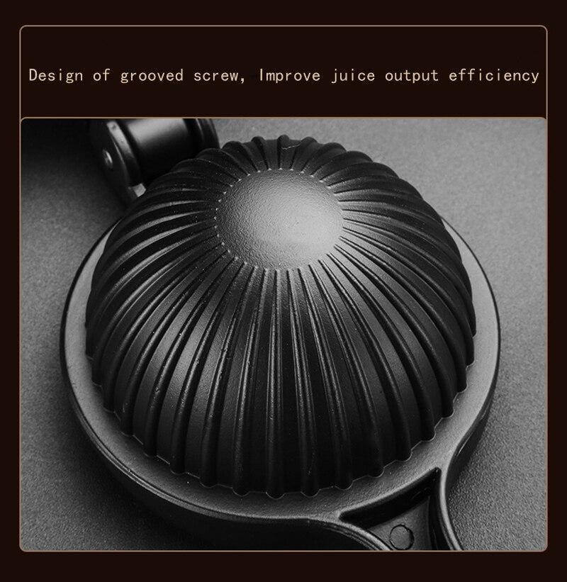Minimalist Zinc Alloy Lemon Squeezer