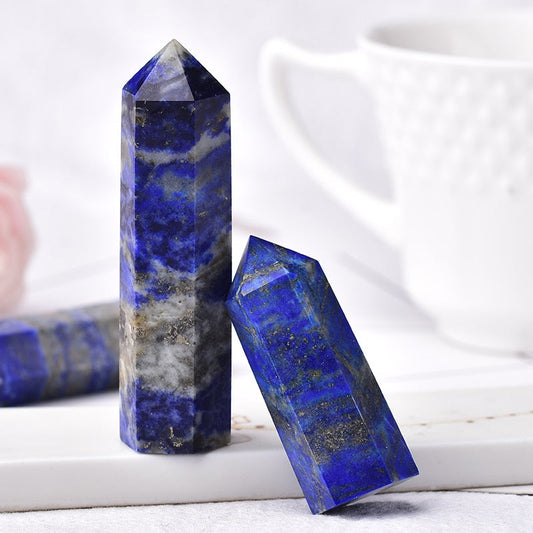Lapis Lazuli Crystal Healing Wand for Wisdom and Protection