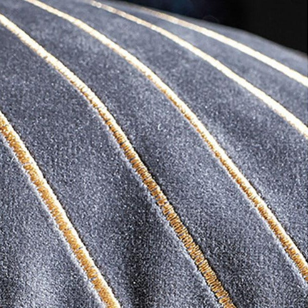 Gilded Luxury Velvet Cushion Cover with Gold Embroidery