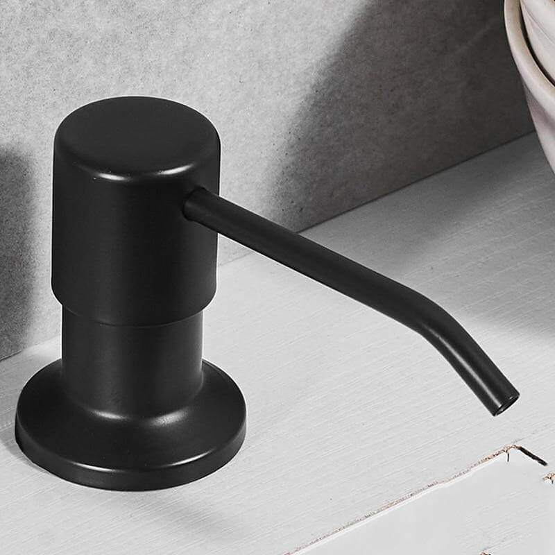 Stainless Steel Sink-Mounted Soap Dispenser