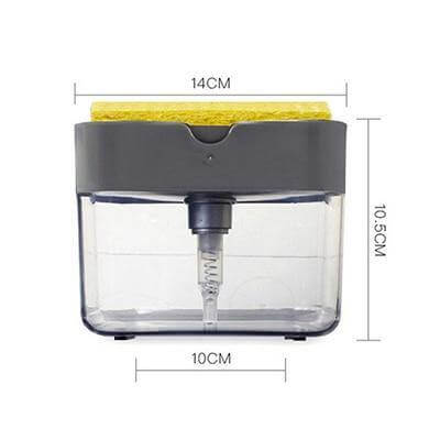 Stainless Steel Sink-Mounted Soap Dispenser