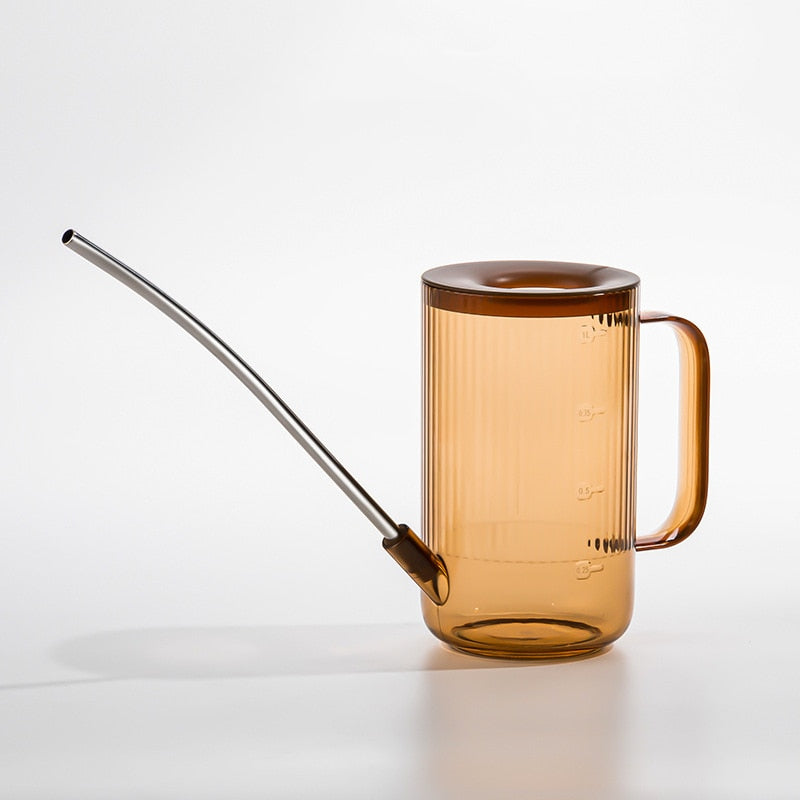 Jungle Watering Can with Long Spout and Ergonomic Handle