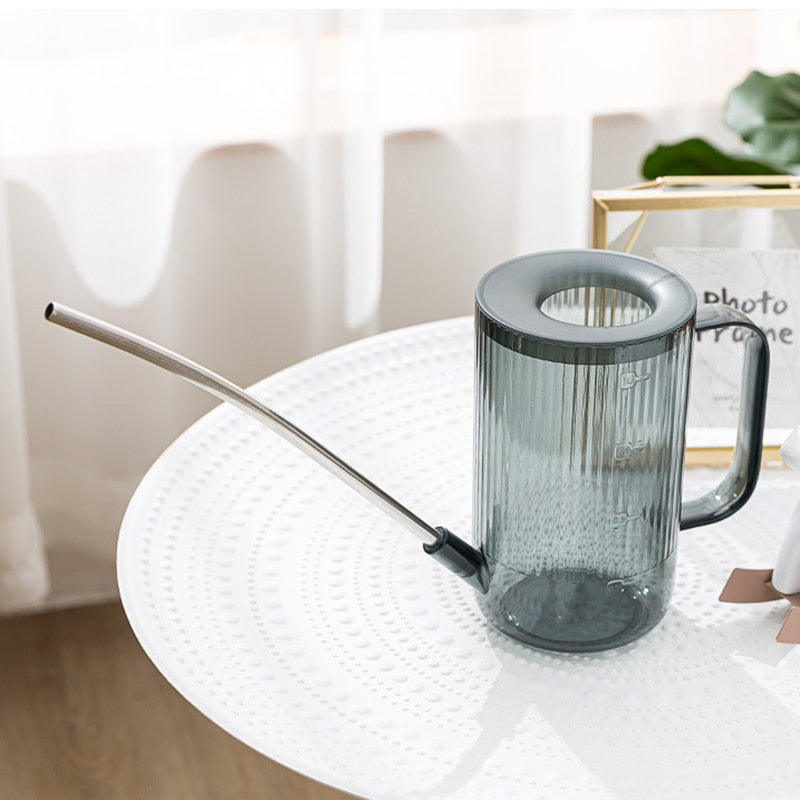 Jungle Watering Can with Long Spout and Ergonomic Handle