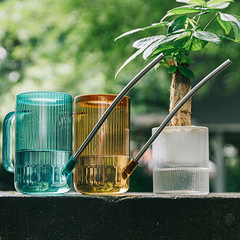 Jungle Watering Can with Long Spout and Ergonomic Handle