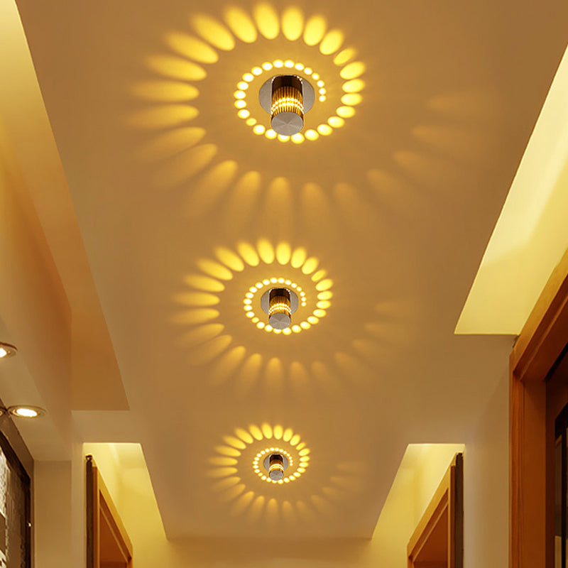 Spiral LED Downlight - Energy-Efficient Wall/Ceiling Lamp