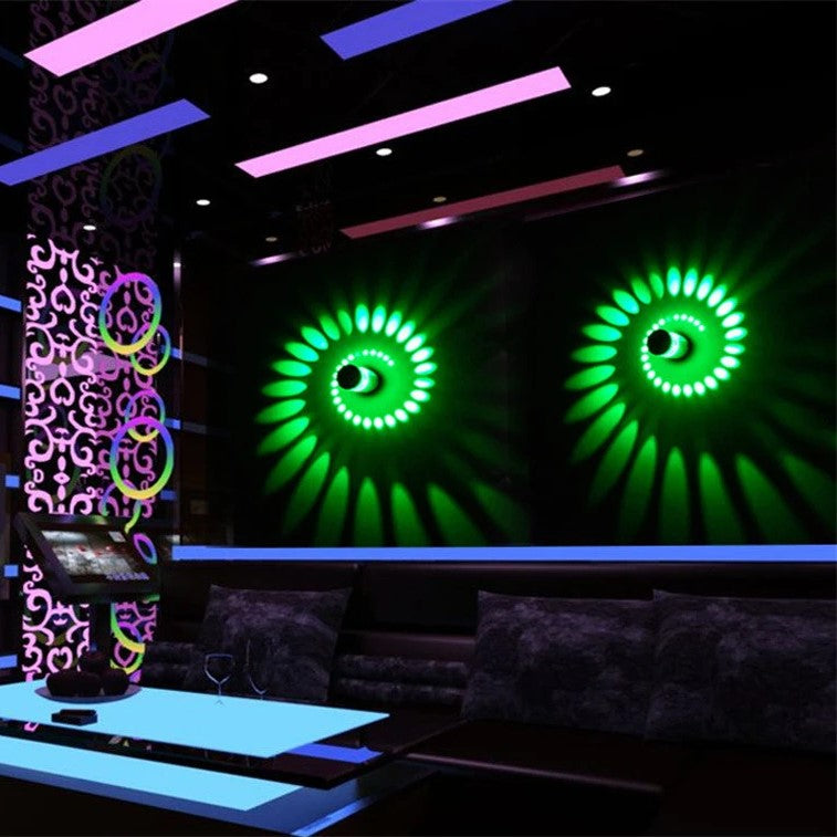 Spiral LED Downlight - Energy-Efficient Wall/Ceiling Lamp