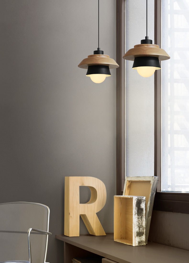 Nordic Wood Pendant Lights - Handcrafted Scandinavian Design
