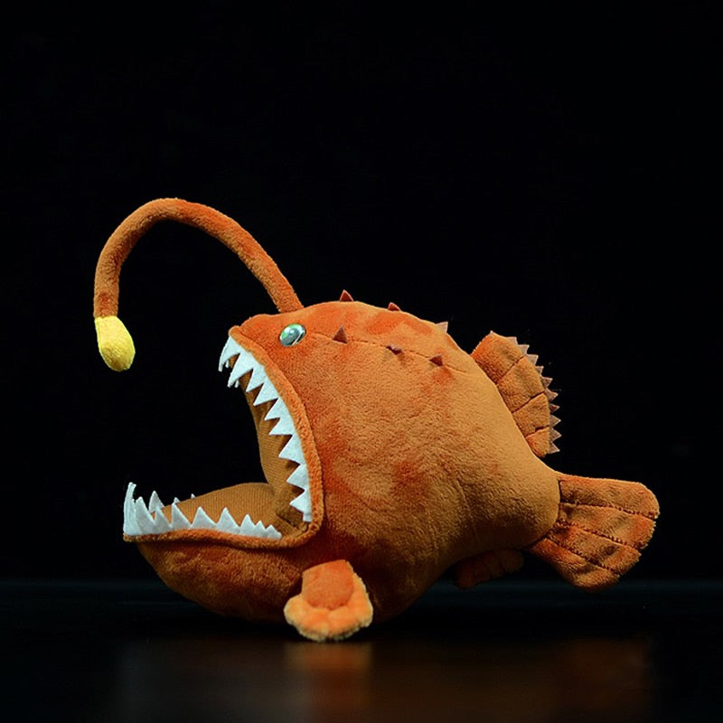 Anglerfish Soft Plush Toy - Bioluminescent Design