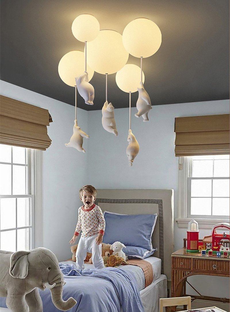 Balloon Bear Ceiling Light Fixture
