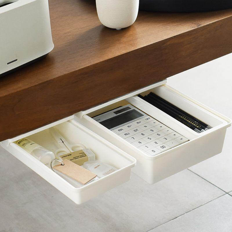 Self-Adhesive Undercounter Drawer Organizer for Office Supplies