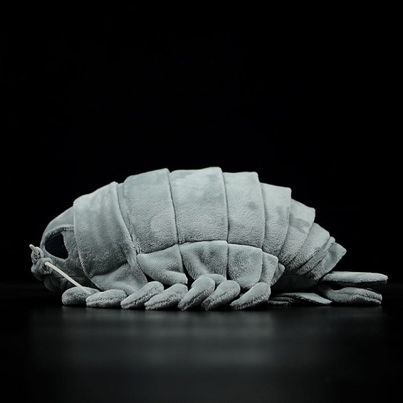 Giant Isopod Plush Stuffed Toy - 11.8" or 19.7" Gray Crustacean