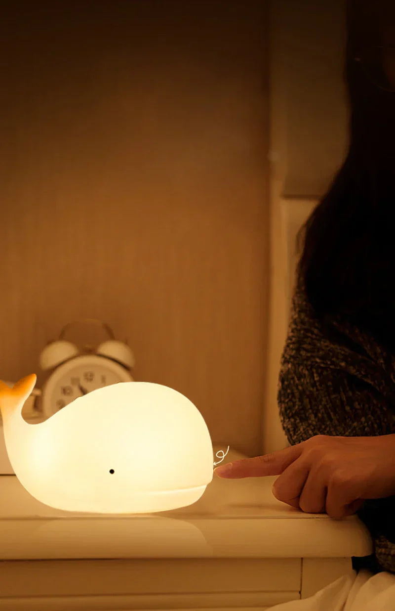 Color Changing Whale Night Light for Kids