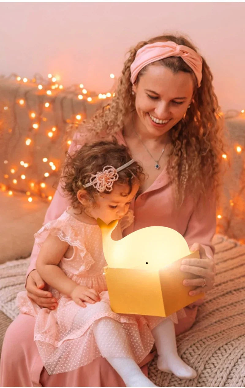 Color Changing Whale Night Light for Kids
