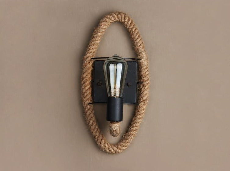 Vintage Rope Wall Mounted Light Fixture