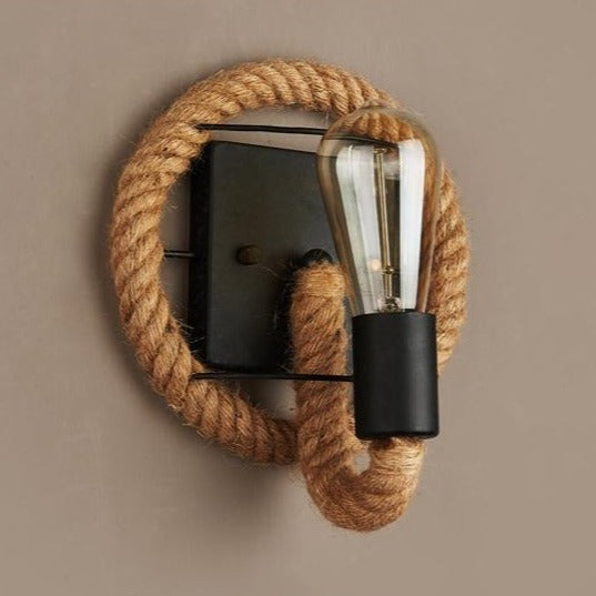 Vintage Rope Wall Mounted Light Fixture