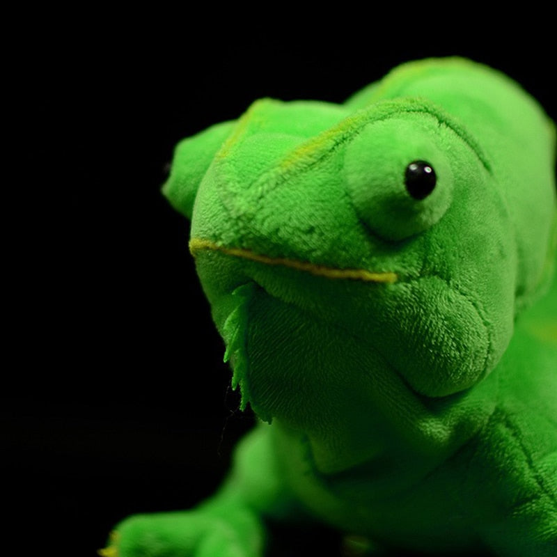 Green Chameleon Plush Stuffed Toy for Ages 3+