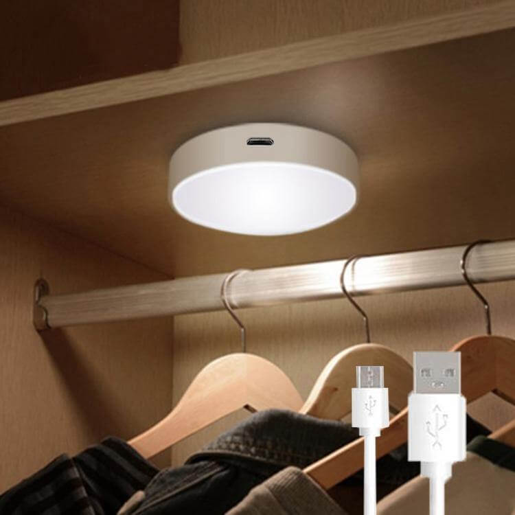 Rechargeable Motion Sensor LED Night Light with Magnetic Base