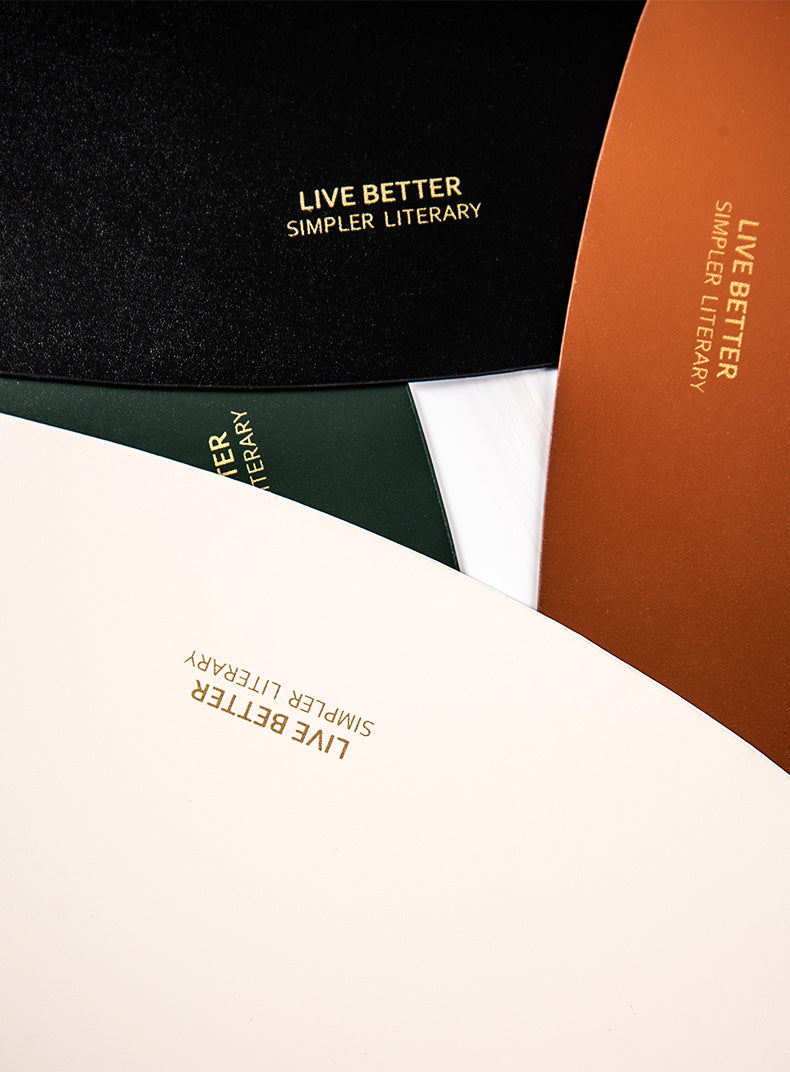 Triangle Faux Leather Placemat Set in 4 Colors