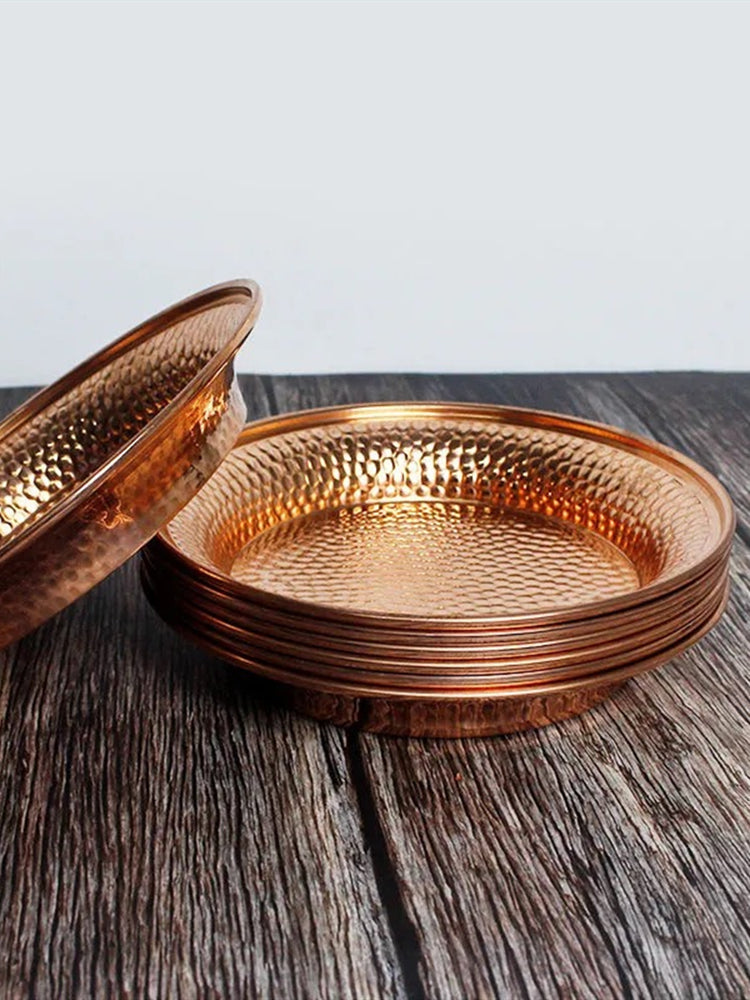 Sacred Copper Healing Plate Trio
