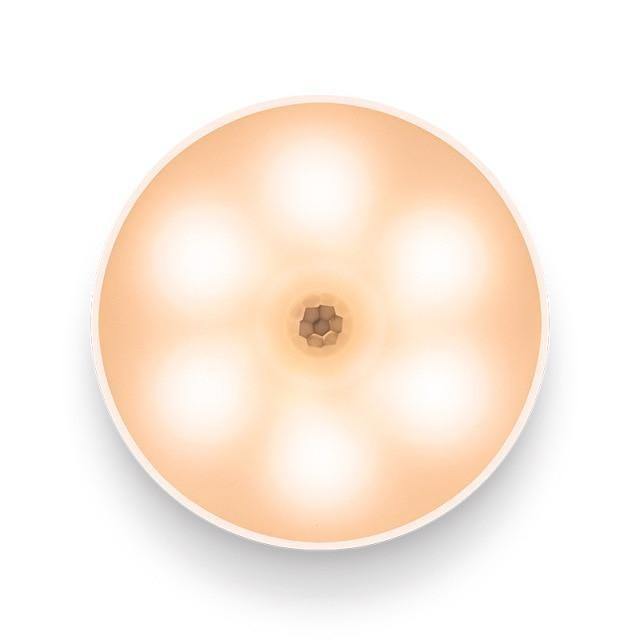Rechargeable Motion Sensor LED Night Light with Magnetic Base