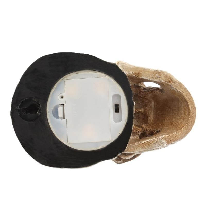 Skull LED Night Light - Realistic Resin Halloween Decor