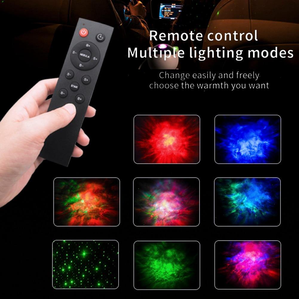 Galaxy Astronaut Night Light Projector with Rotating Arm and Timer