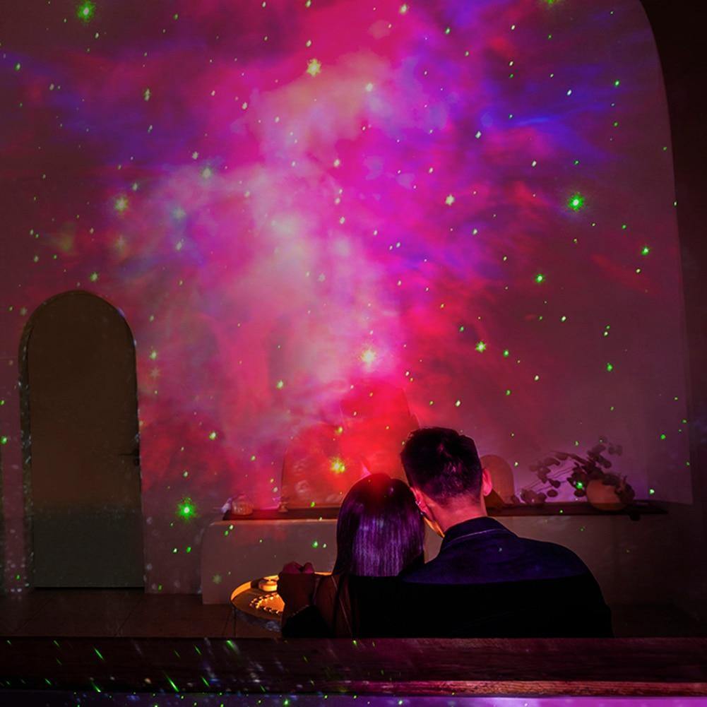 Galaxy Astronaut Night Light Projector with Rotating Arm and Timer