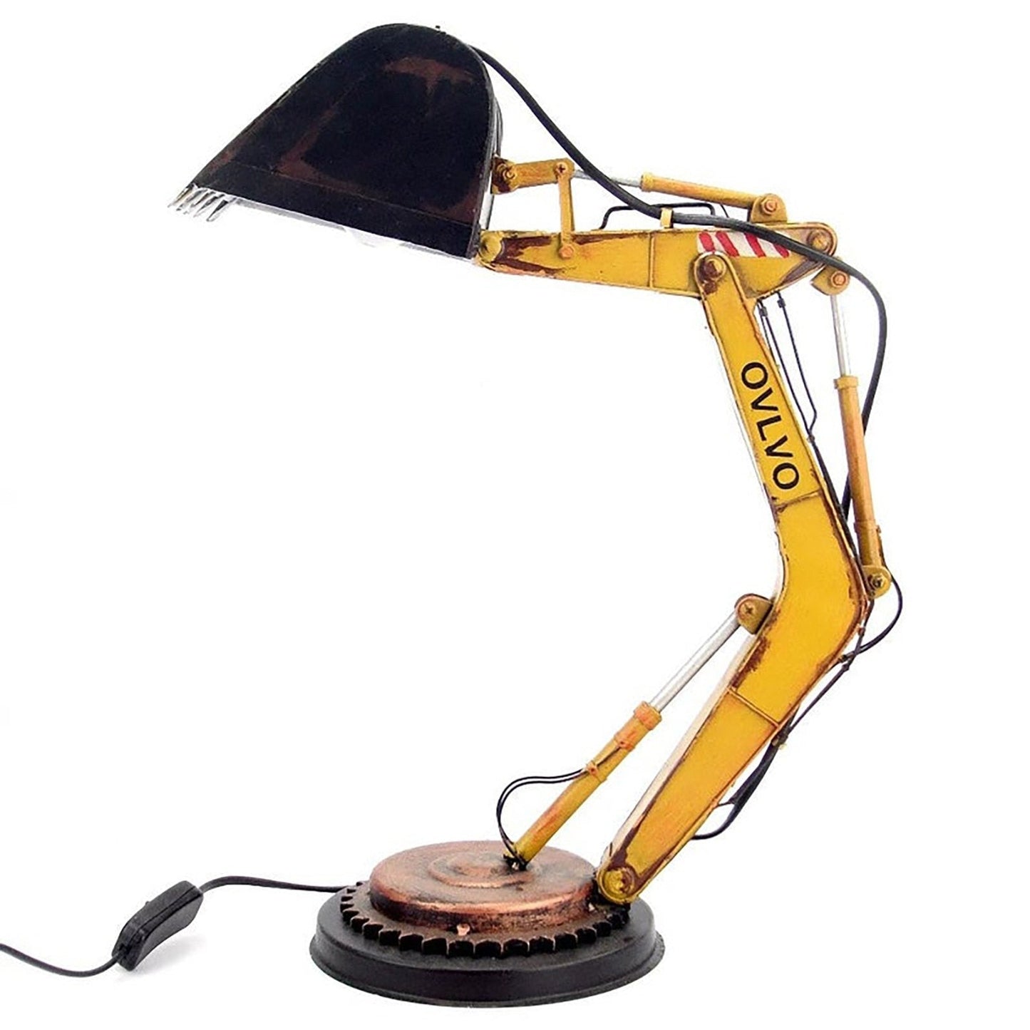 Excavator Design LED Table Lamp for Kids