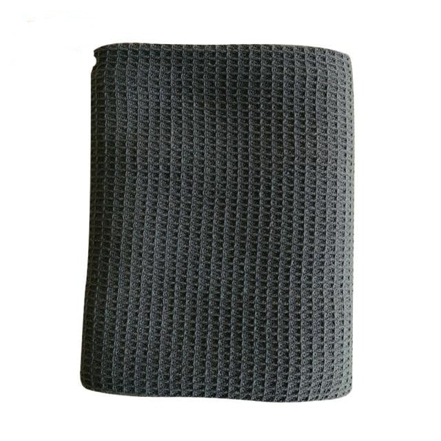 Waffle Weave Cotton Kitchen Towels Set of 2