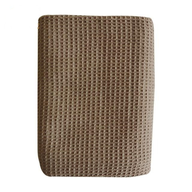 Waffle Weave Cotton Kitchen Towels Set of 2