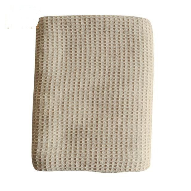 Waffle Weave Cotton Kitchen Towels Set of 2