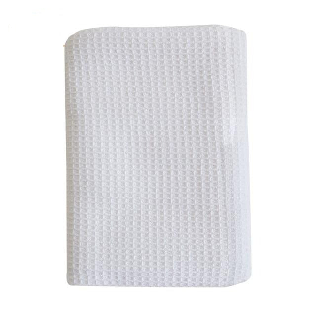 Waffle Weave Cotton Kitchen Towels Set of 2