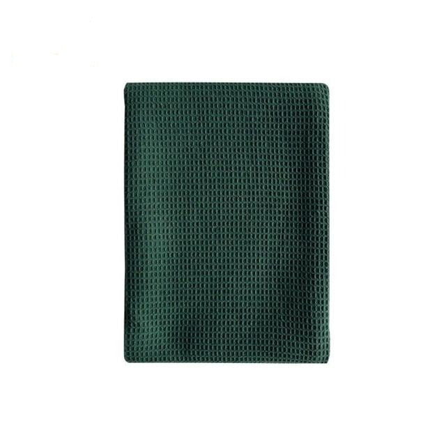 Waffle Weave Cotton Kitchen Towels Set of 2