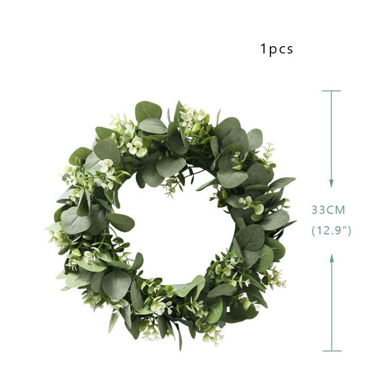 Artificial Eucalyptus Wreath for Home Decor