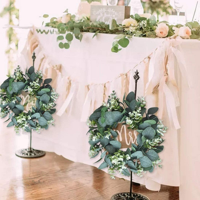 Artificial Eucalyptus Wreath for Home Decor