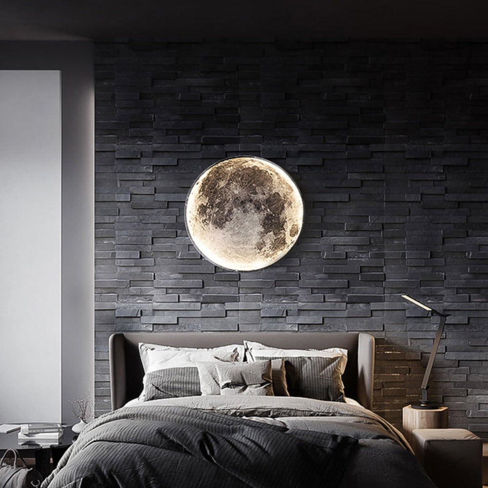 3D LED Moon or Earth Wall Lamp with Remote Control