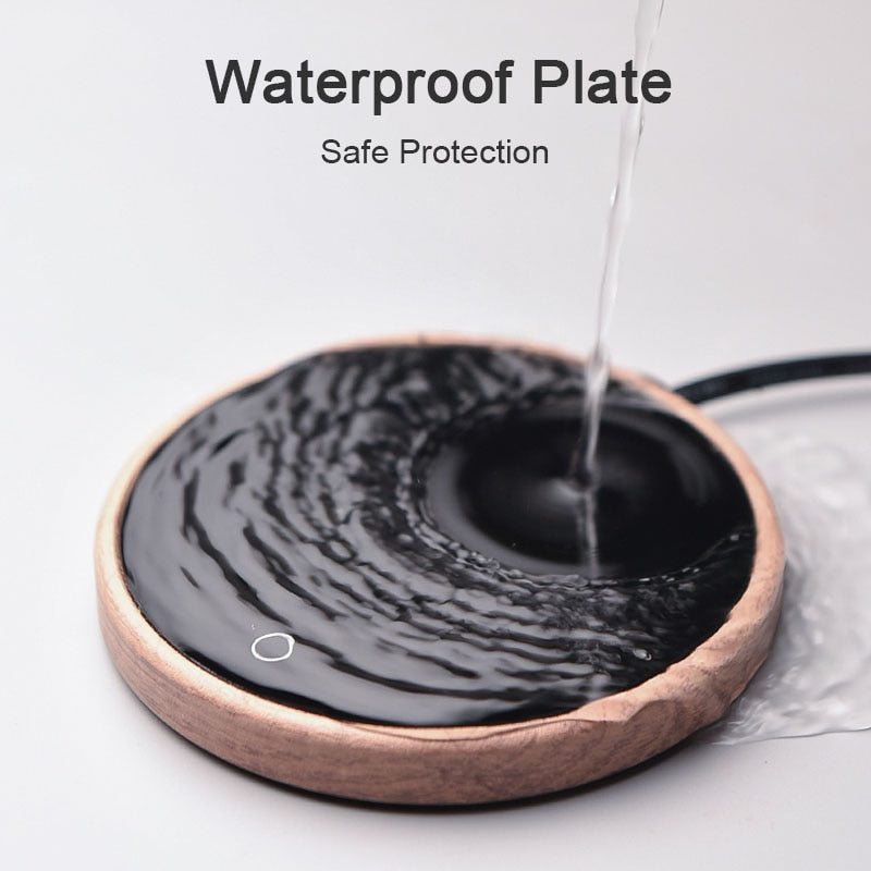 Smart Ceramic Mug Warmer with Temperature Control and Auto Shut-Off