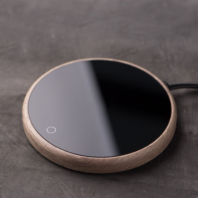 Smart Ceramic Mug Warmer with Temperature Control and Auto Shut-Off