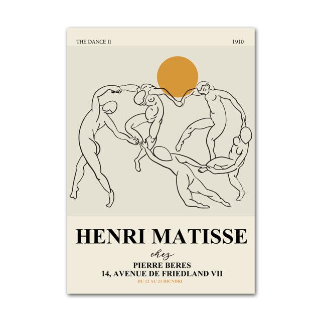 Abstract Canvas Art Print by Henri Matisse Picasso